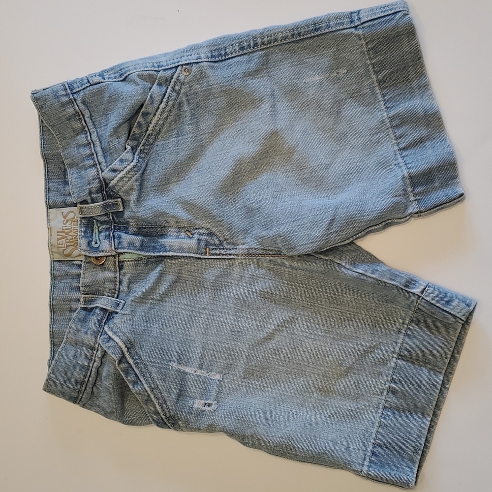 Signature by Levi Strauss Girls Denim Bermuda Jeans Shorts